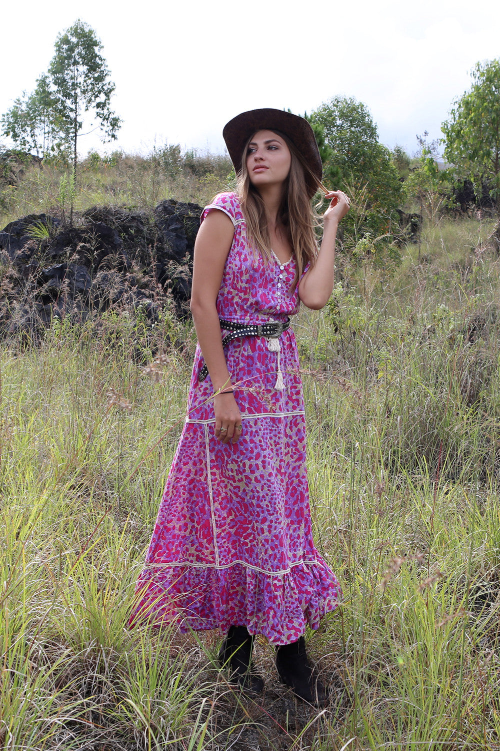 Savannah Maxi Dress - Tulle and Batiste