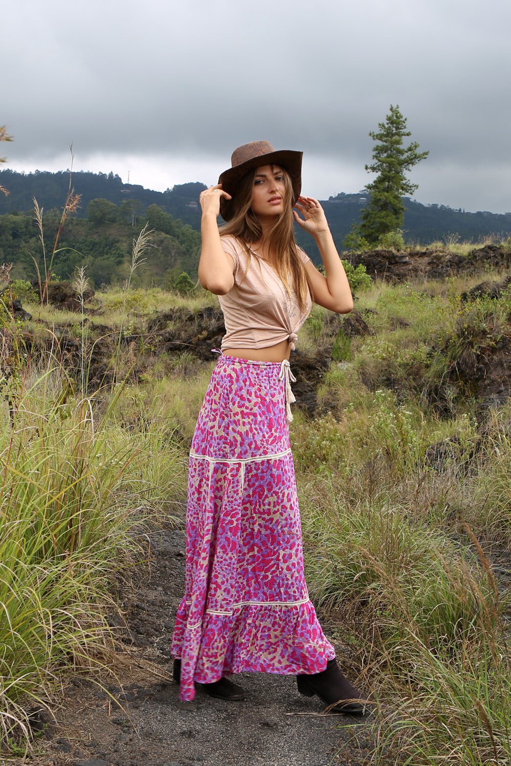 Savannah Maxi Skirt - Tulle and Batiste