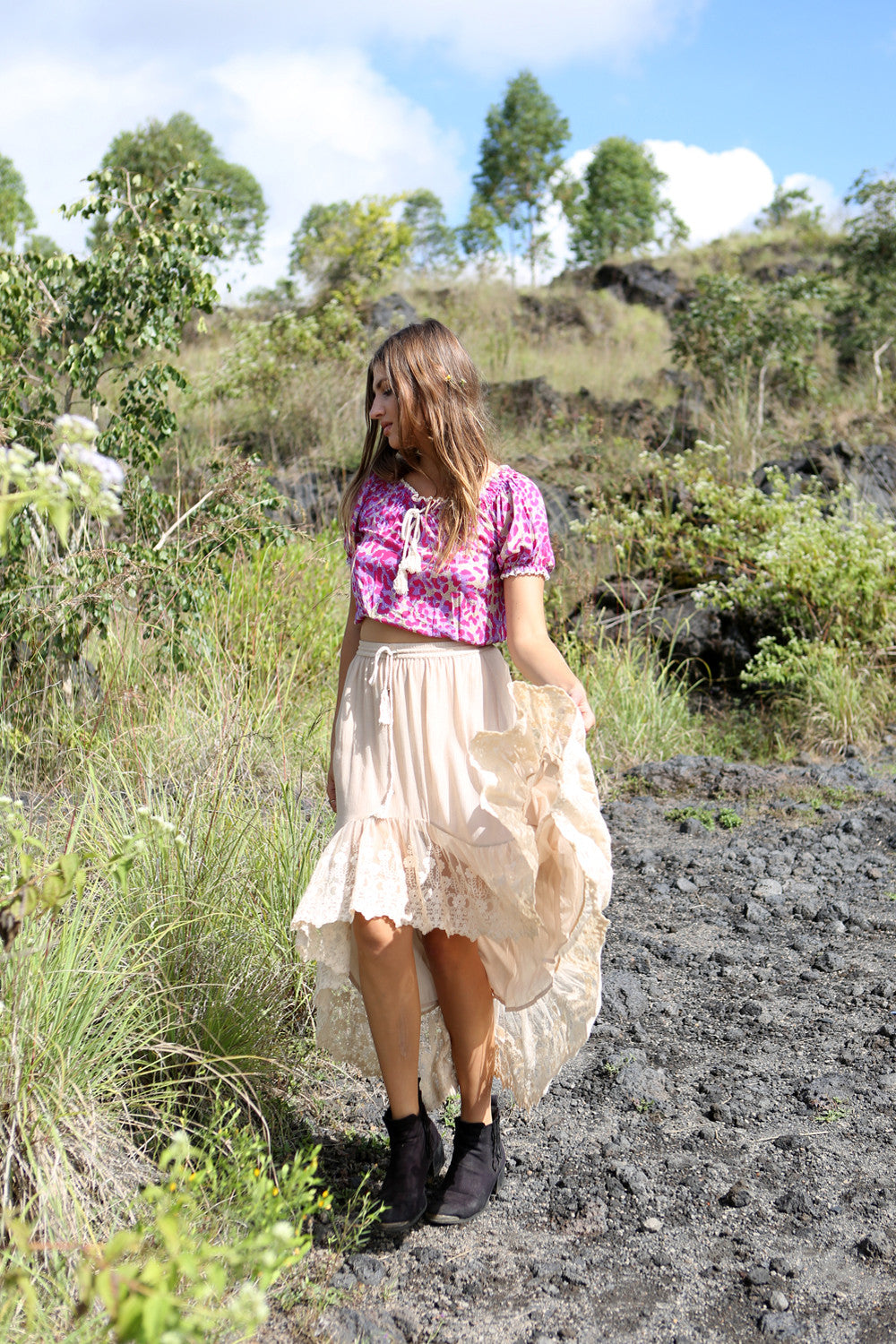 Savannah Off The Shoulder Top - Tulle and Batiste