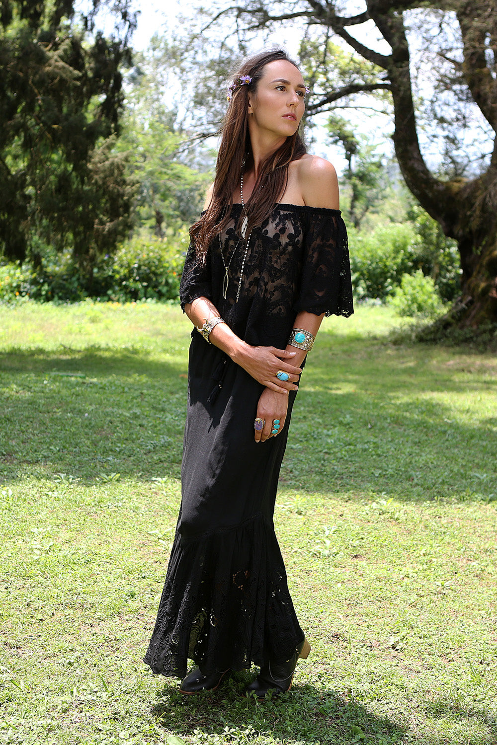 Willow Embroidery Skirt - Tulle and Batiste