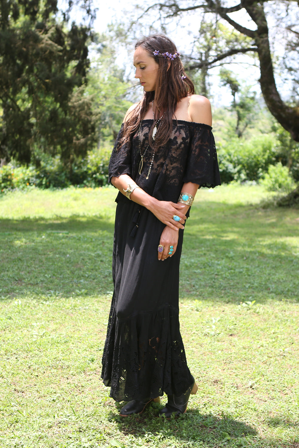 Willow Embroidery Skirt - Tulle and Batiste