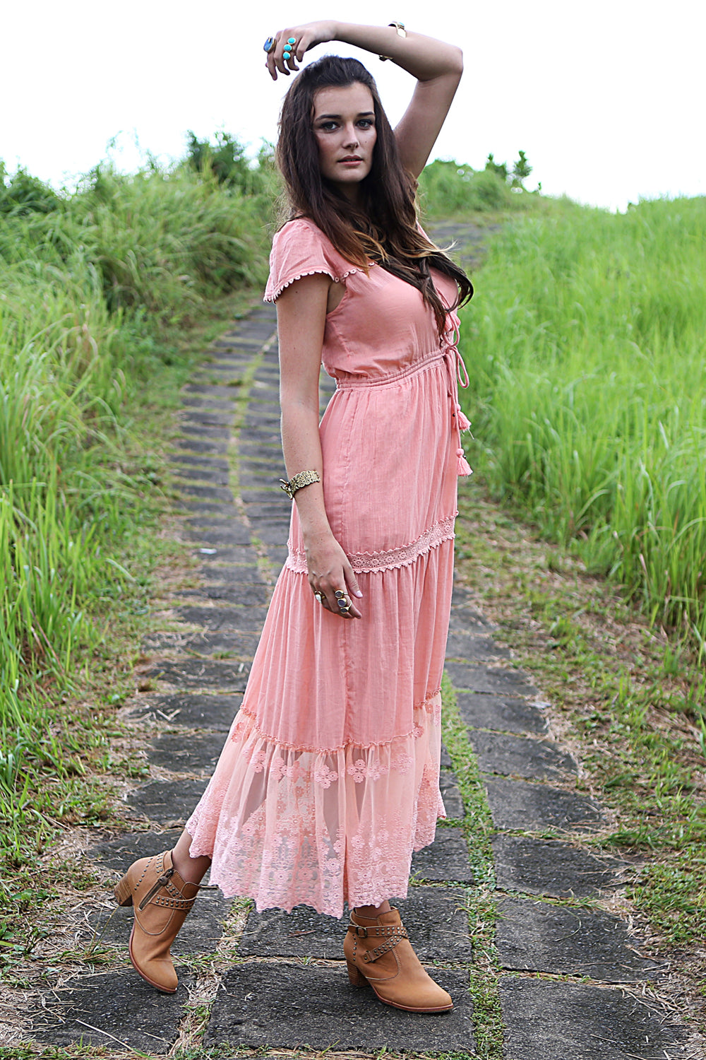 Willow Maxi Dress - Tulle and Batiste