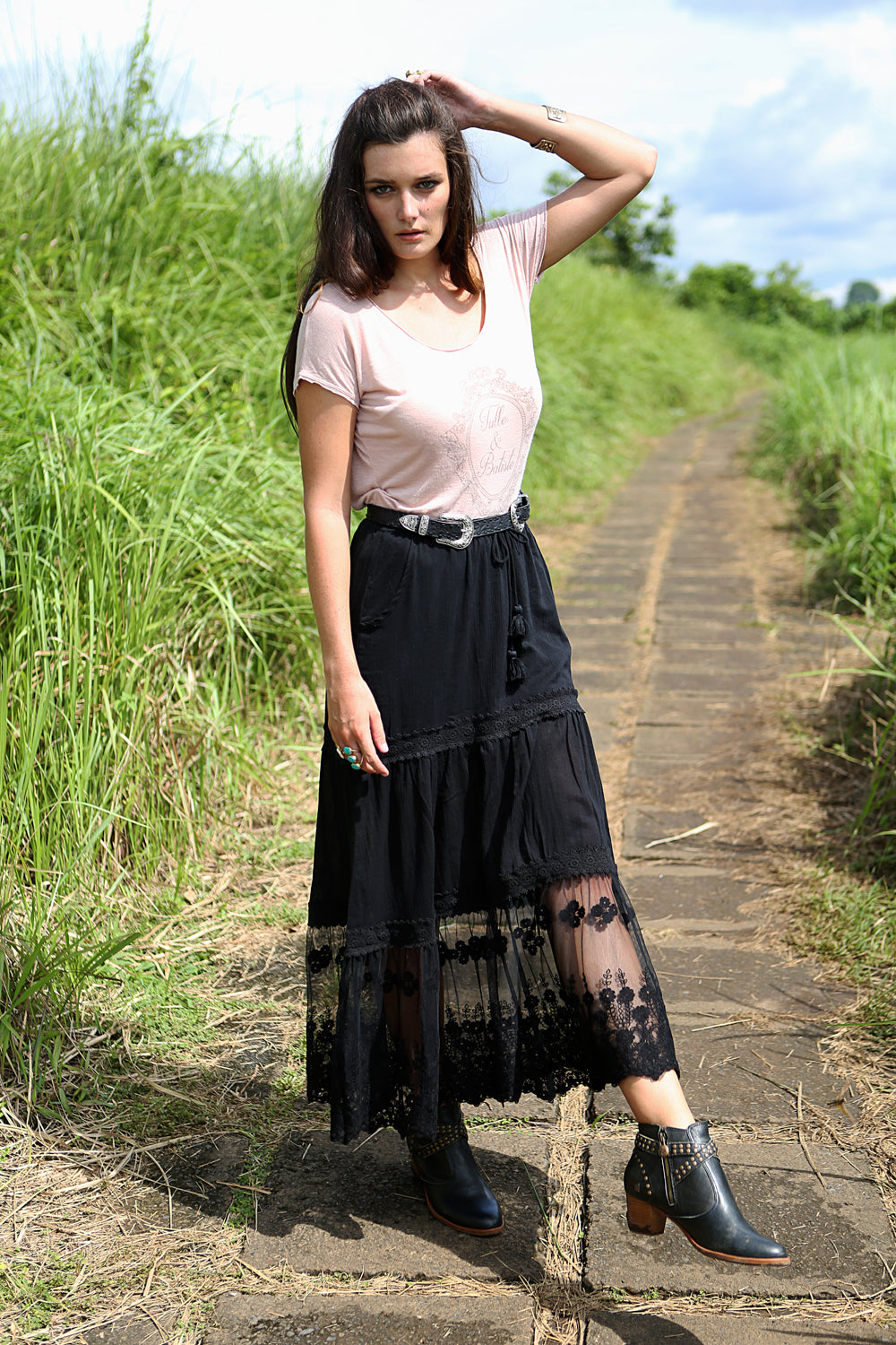 Willow Maxi Skirt - Tulle and Batiste