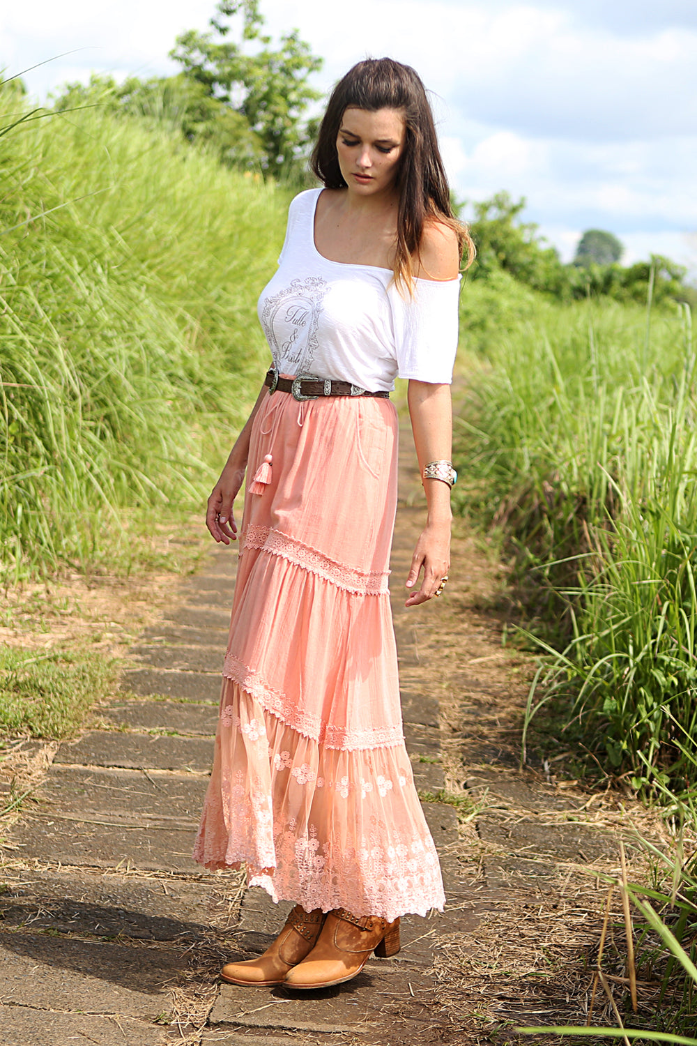 Willow Maxi Skirt - Tulle and Batiste