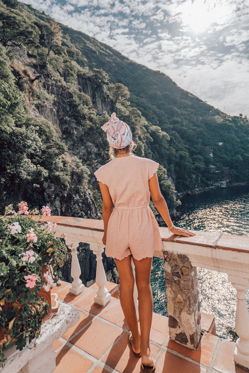 Viona Playsuit - Blush - Tulle and Batiste