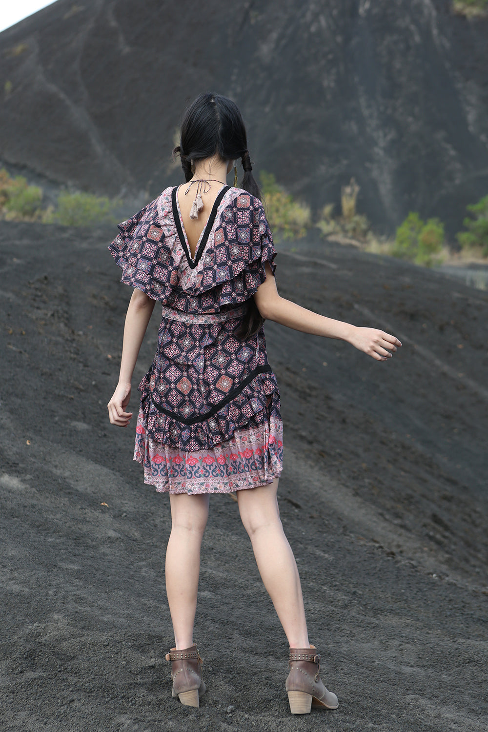 Yasmine Mini Dress - Tulle and Batiste