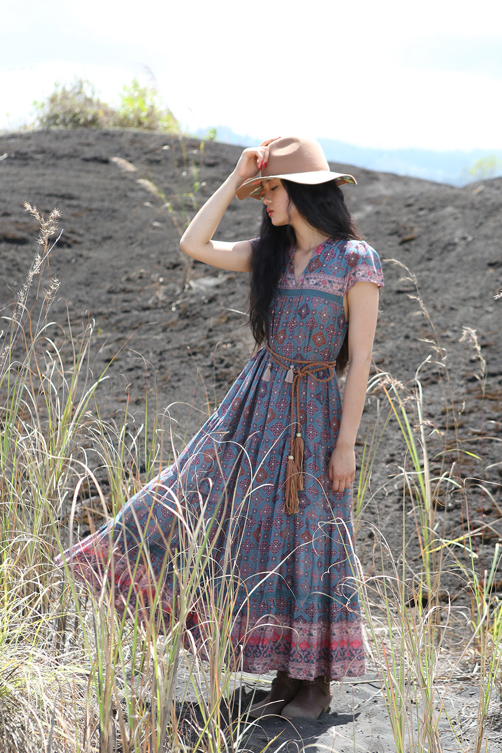 Zaara Frill Maxi Dress