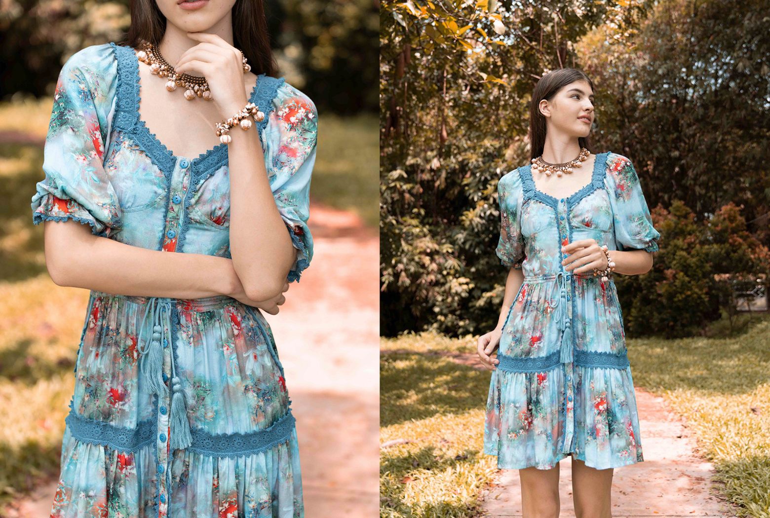 Forest Blue by Tulle and Batiste