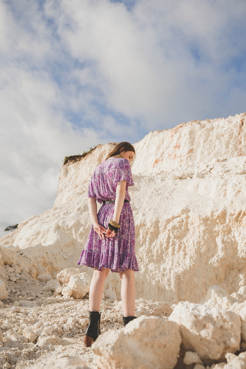 Alba Playdress - Violet - Peony by Tulle and Batiste - Ethical Slow Fashion - Free Shipping - Easy Returns