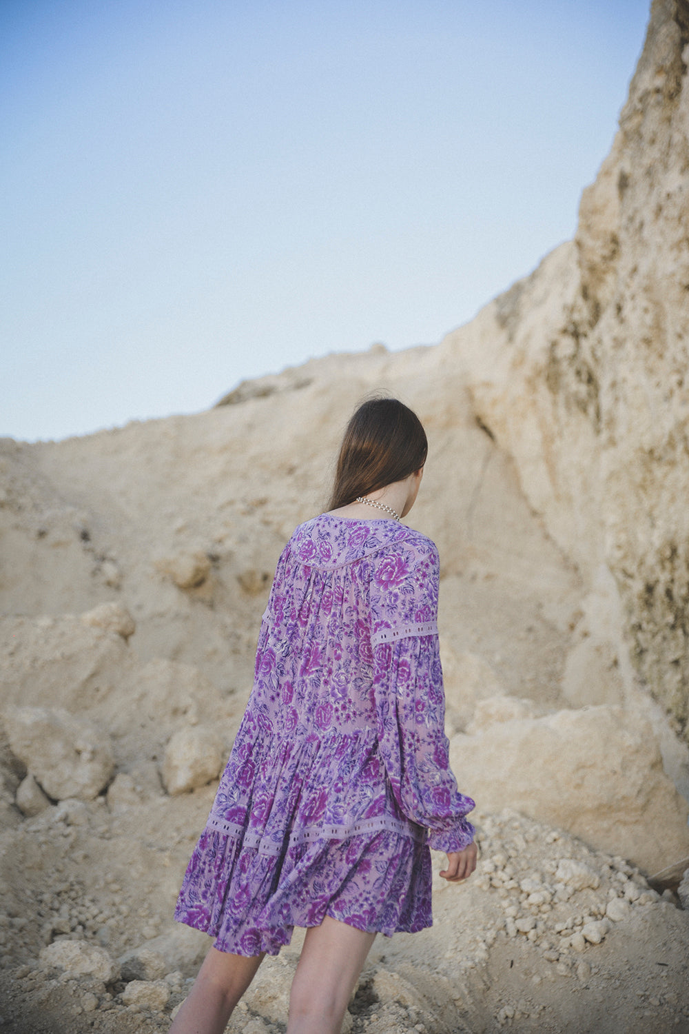 Calla Sundress - Violet - Peony by Tulle and Batiste - Ethical Slow Fashion - Free Shipping - Easy Returns