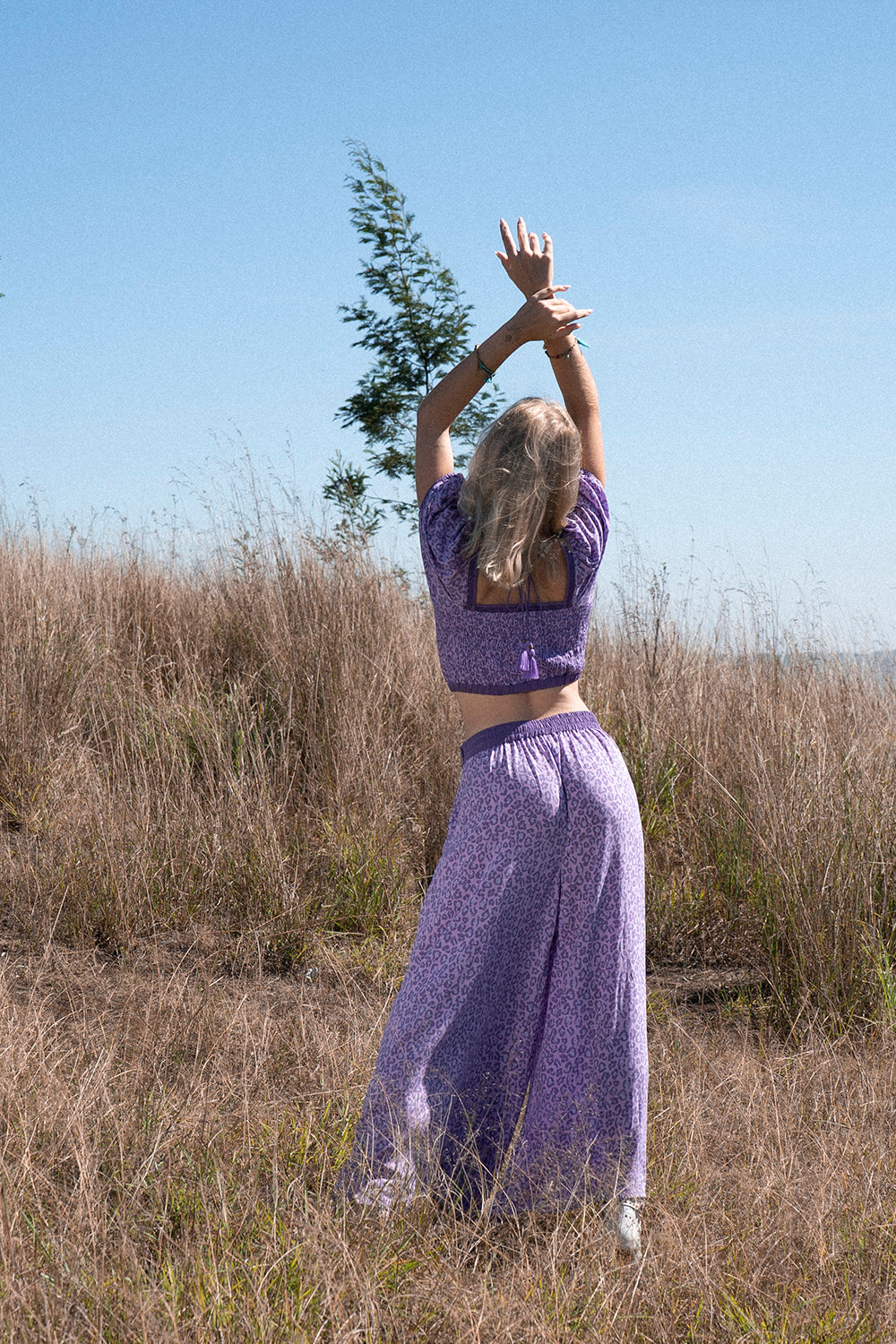 Clover Crop Top - Lilac - Into the Wild by Tulle and Batiste