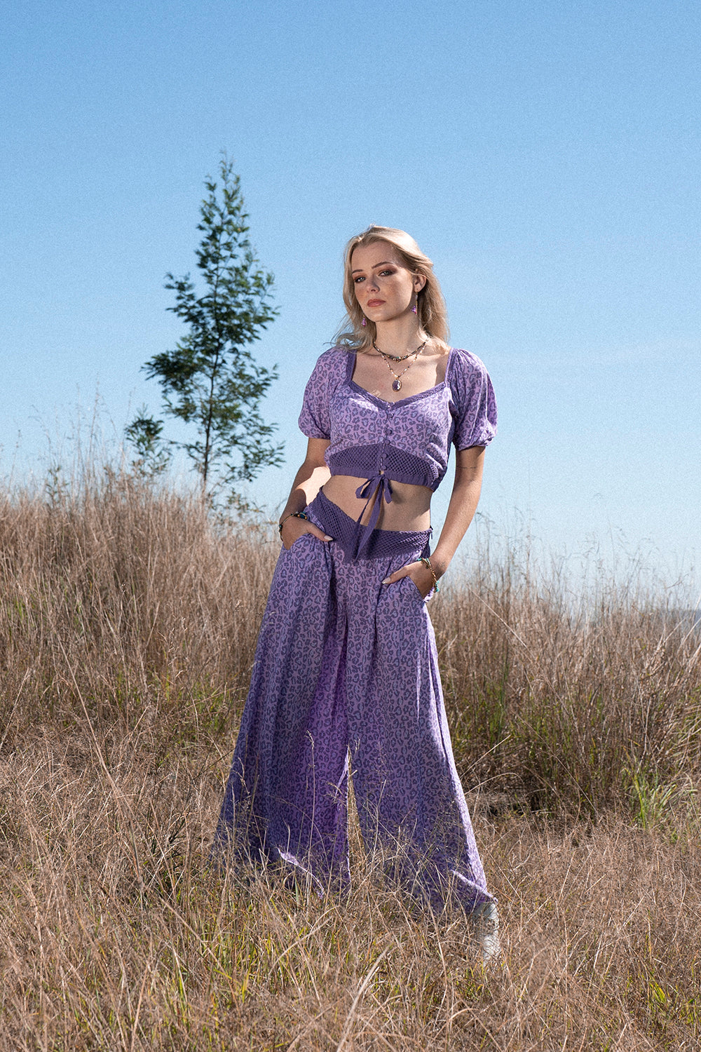 Clover Culottes - Lilac - Into the Wild by Tulle and Batiste