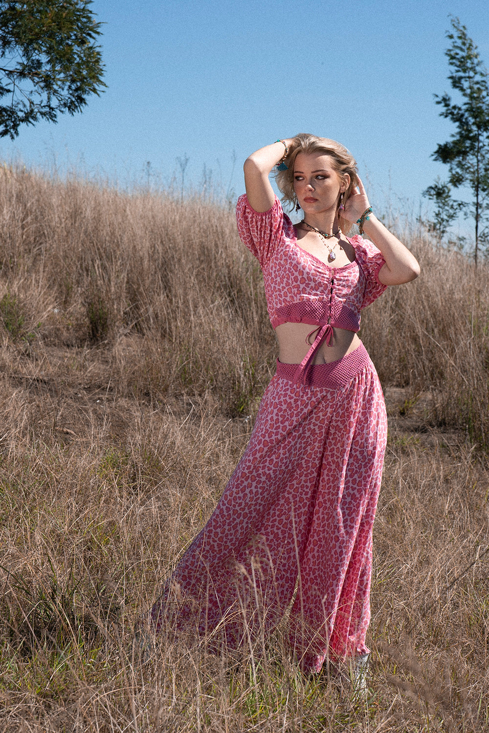Clover Culottes - Magenta - Into the Wild by Tulle and Batiste