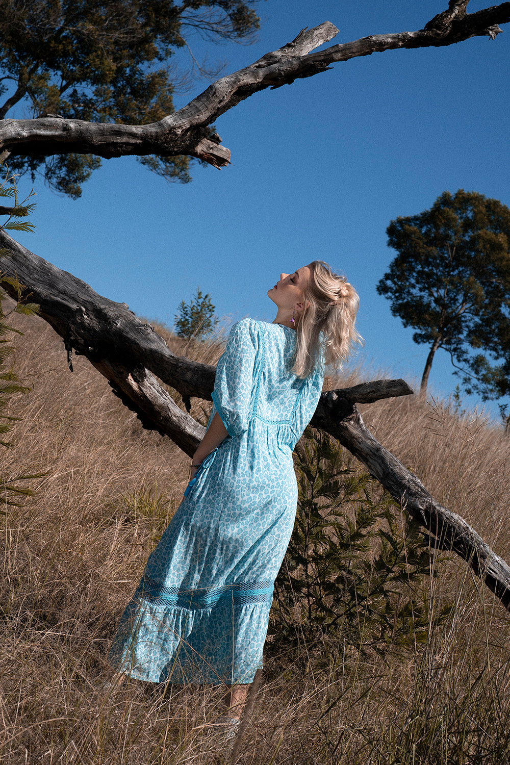 Daisy Boho Dress - Turquoise - Into the Wild by Tulle and Batiste