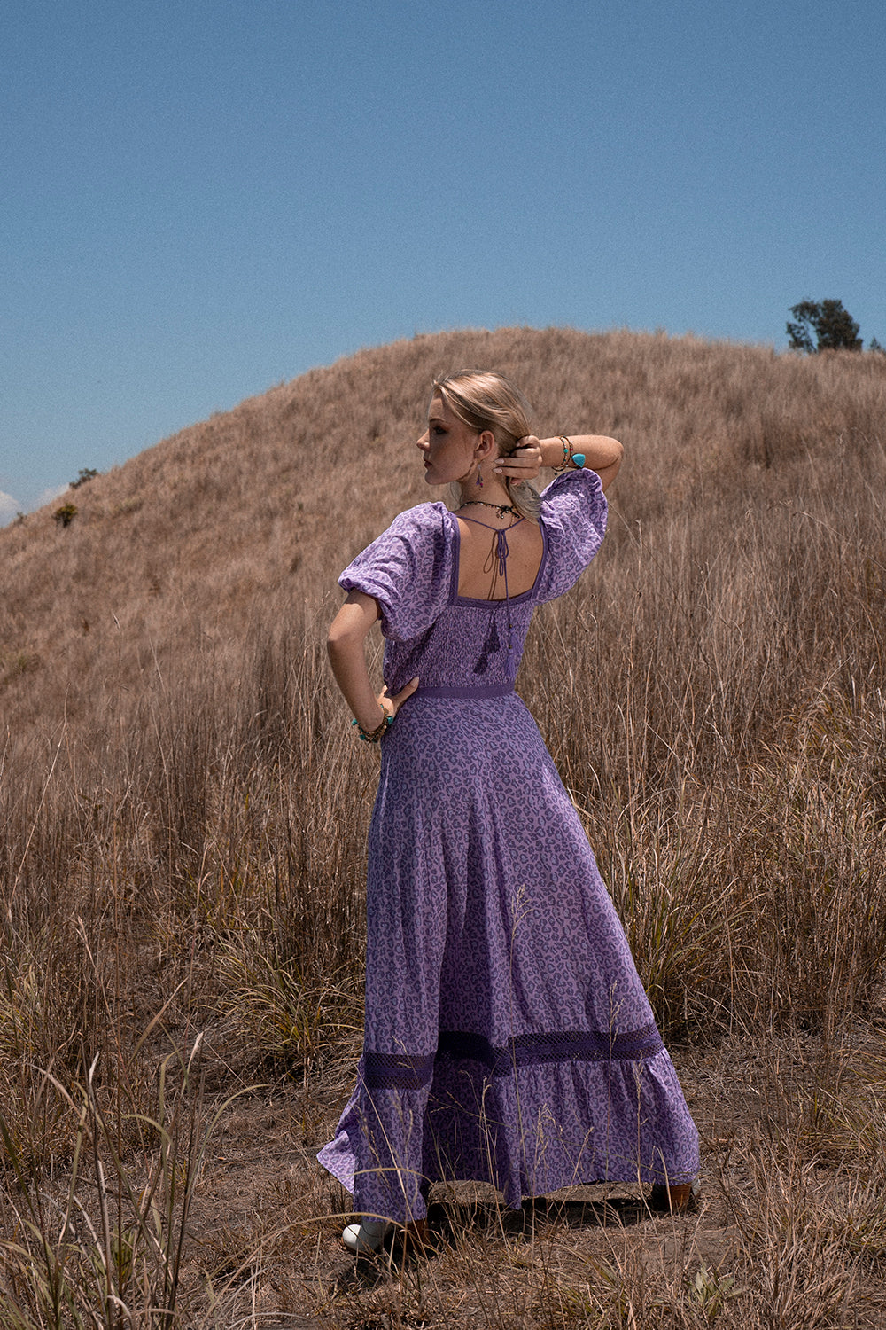 Lavender Maxi Dress - Lilac - Into the Wild by Tulle and Batiste