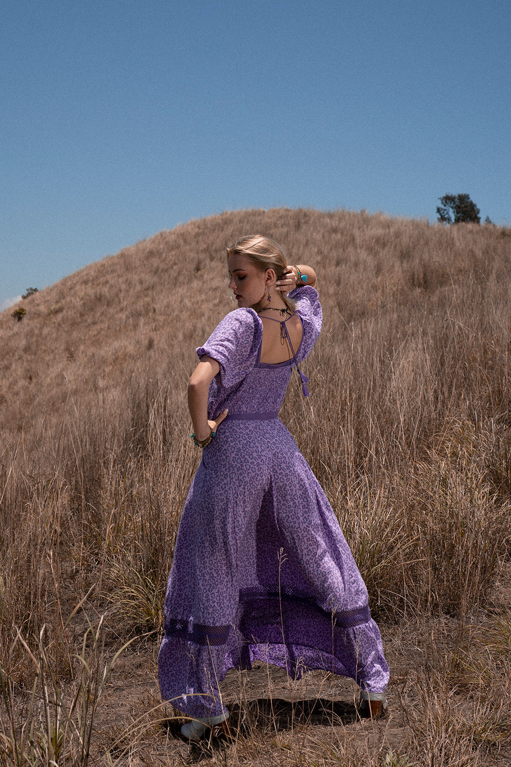 Lavender Maxi Dress - Lilac - Into the Wild by Tulle and Batiste