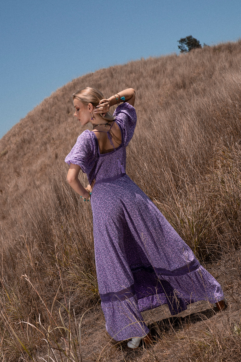 Lavender Maxi Dress - Lilac - Into the Wild by Tulle and Batiste