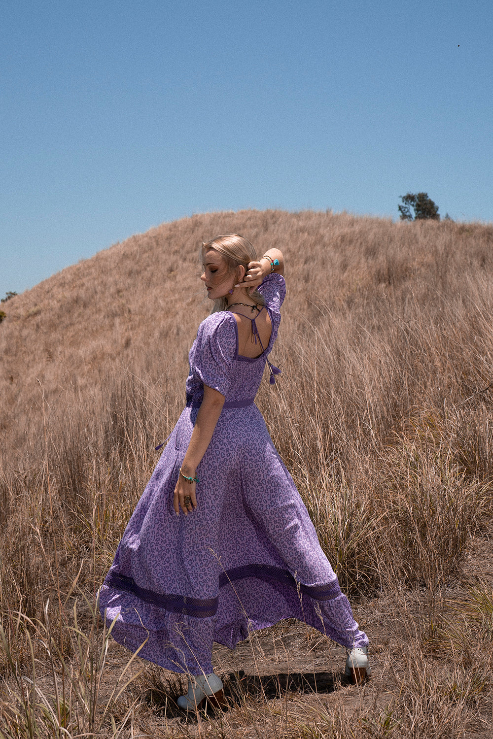 Lavender Maxi Dress - Lilac - Into the Wild by Tulle and Batiste