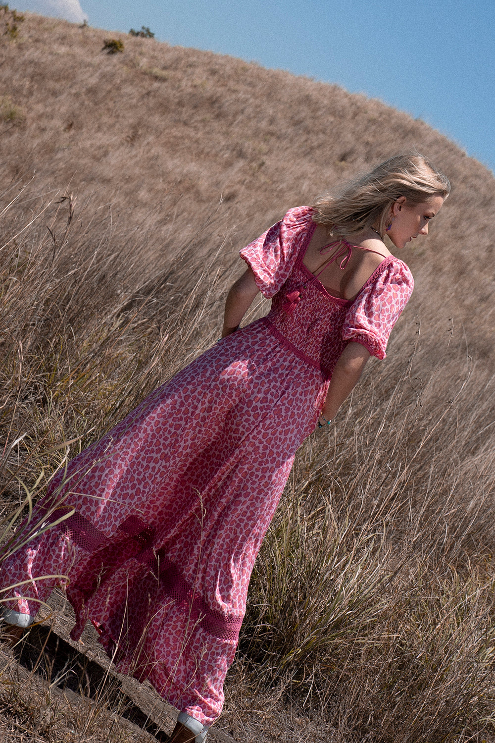 Lavender Maxi Dress - Magenta - Into the Wild by Tulle and Batiste