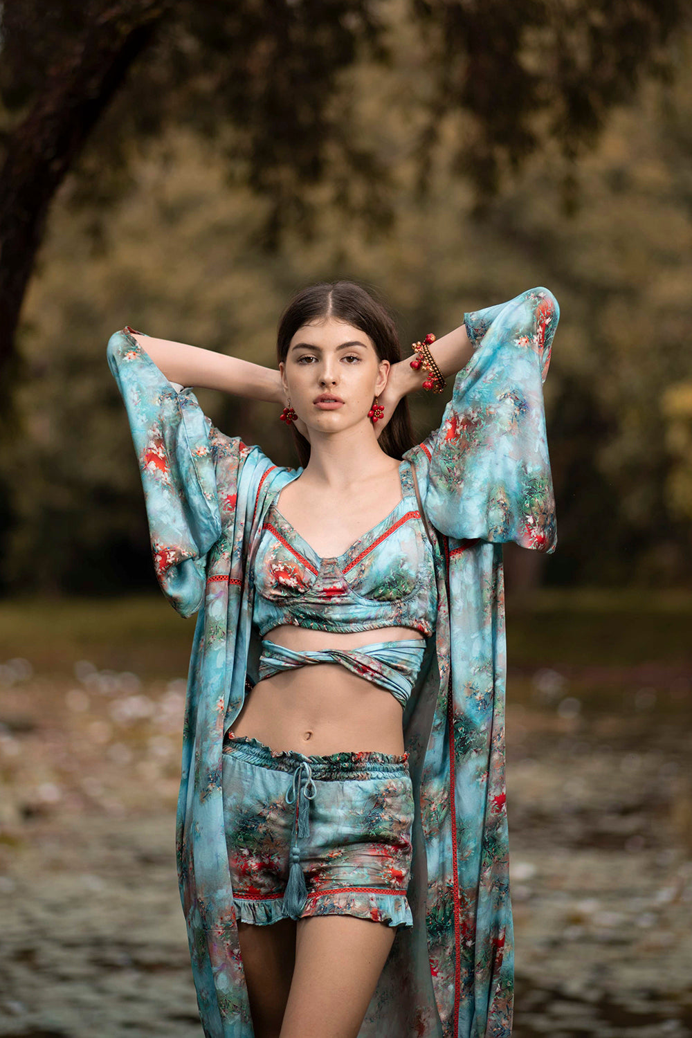 With its timeless elegance and eco-conscious production, the Moriko Kimono is more than just a fashion statement—it's a symbol of our commitment to ethical fashion and the beauty of handmade craftsmanship.