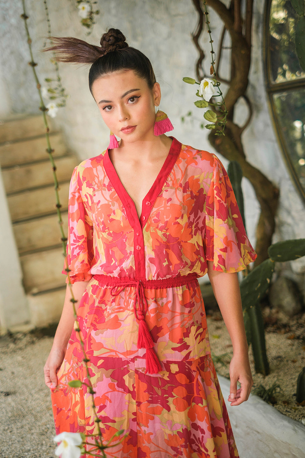 Valentina Maxi Dress - Belladonna Bloom by Tulle and Batiste