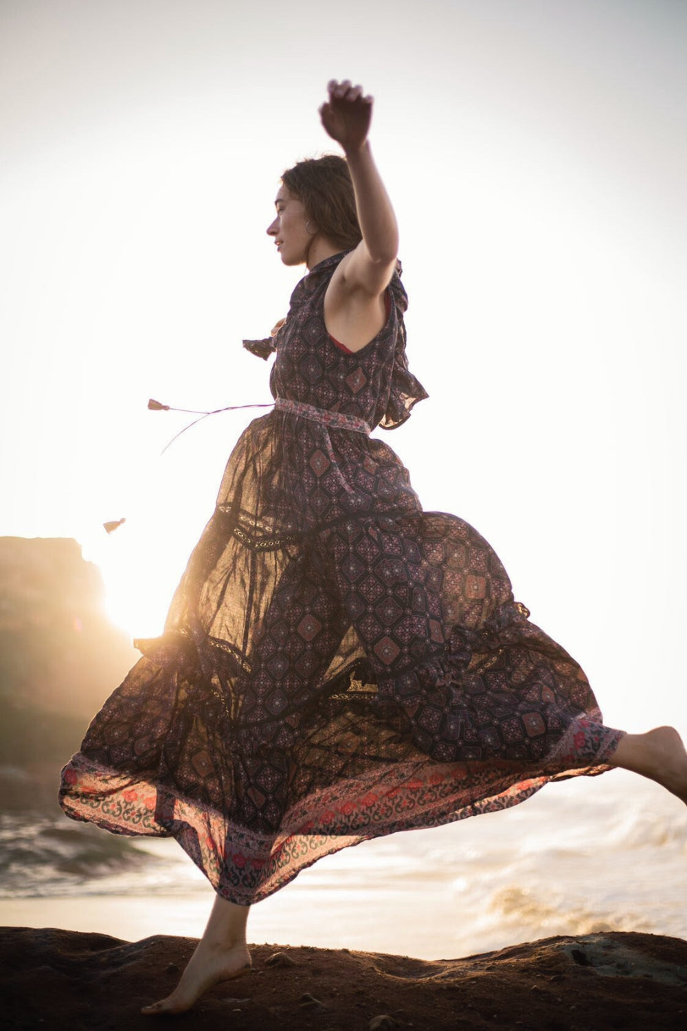 Yasmine Gown - Moonless Night by Tulle and Batiste