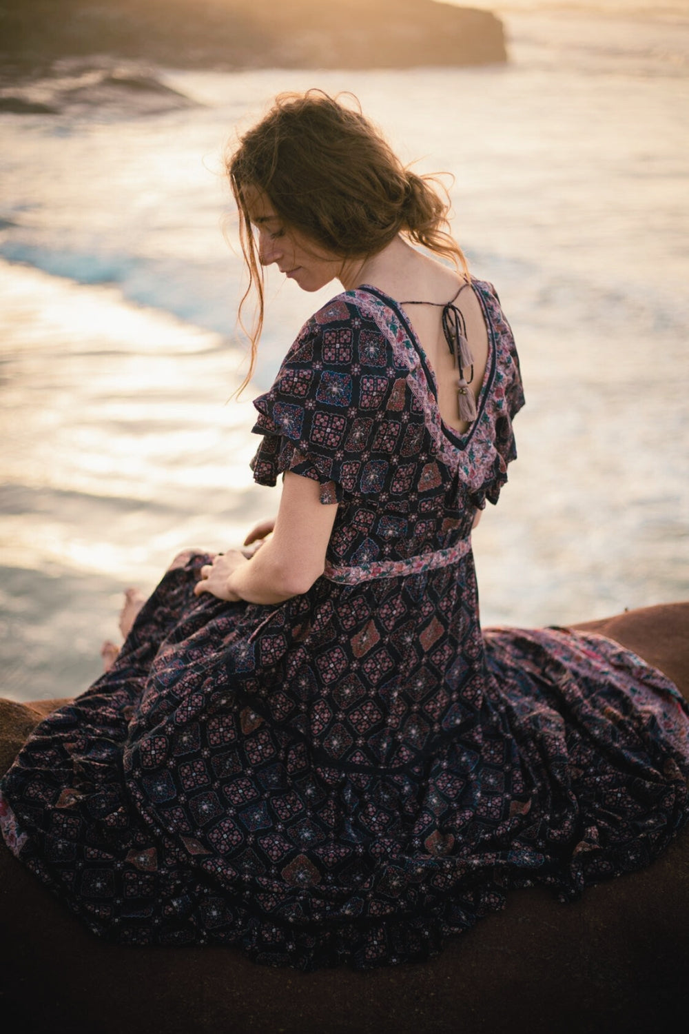 Yasmine Gown - Moonless Night by Tulle and Batiste