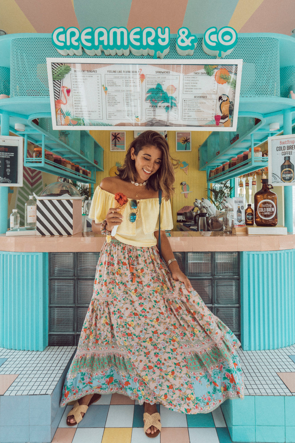 Ravennah Maxi Skirt - Lotus - Tulle and Batiste