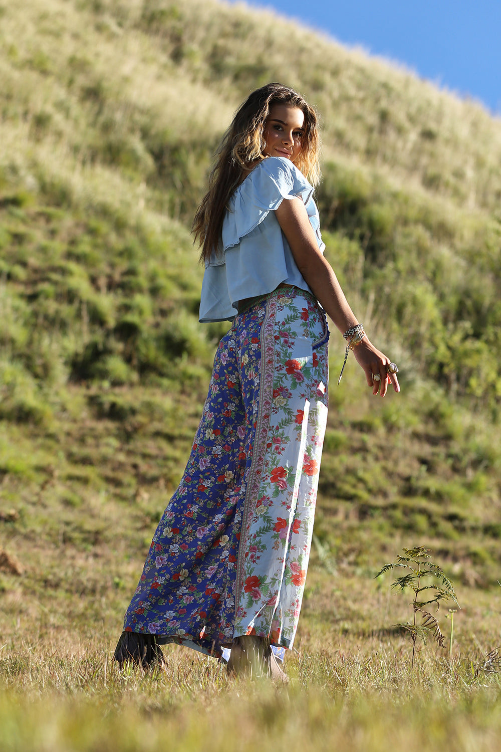 Hosannah Culottes - Lapis Lazuli - Tulle and Batiste