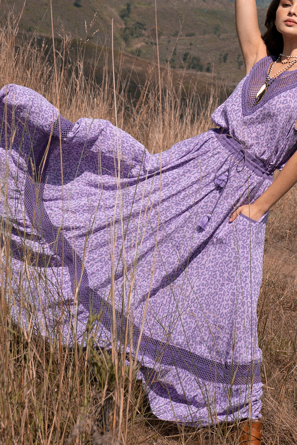 Lily Maxi Skirt - Lilac - Into the Wild by Tulle and Batiste