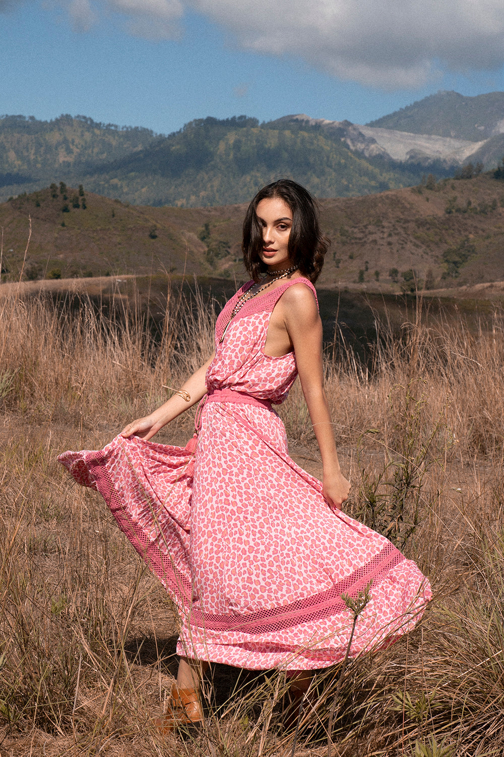 Lily Maxi Skirt - Magenta - Into the Wild by Tulle and Batiste