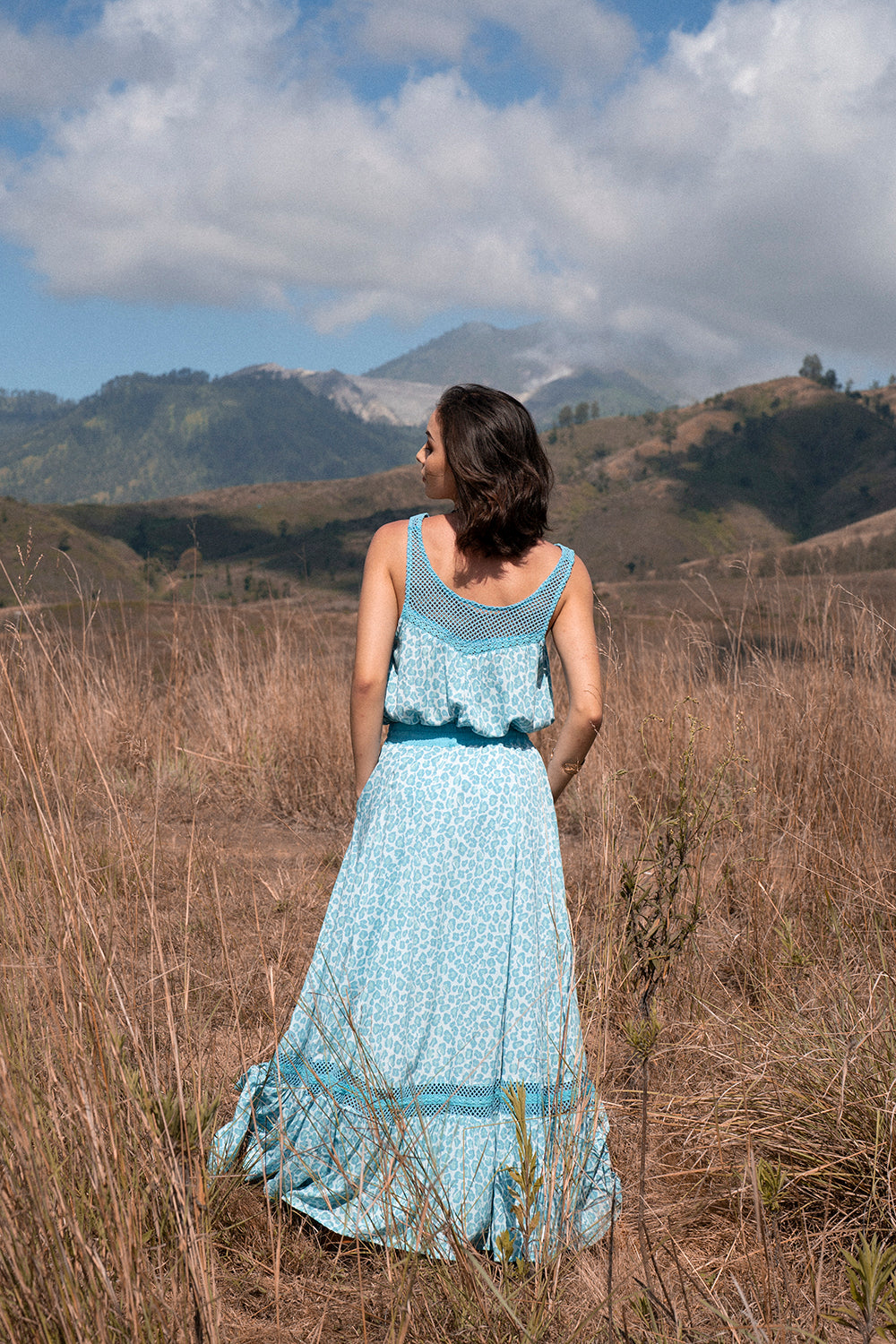 Lily Camisole Top - Turquoise - Into the Wild by Tulle and Batiste