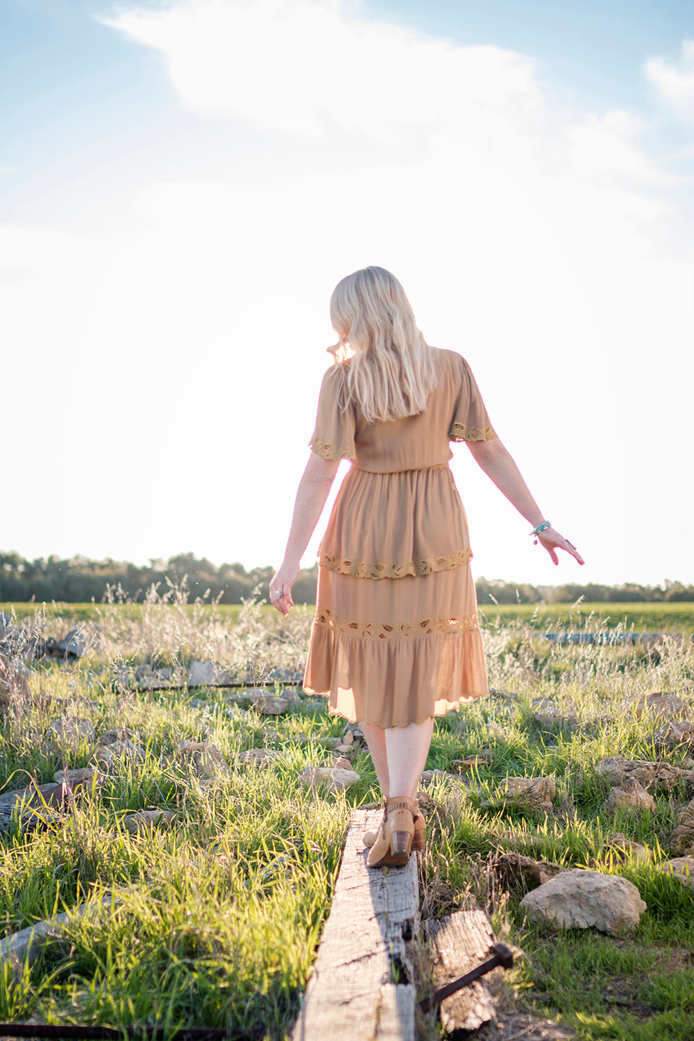 Lotus Midi Skirt - Tulle and Batiste