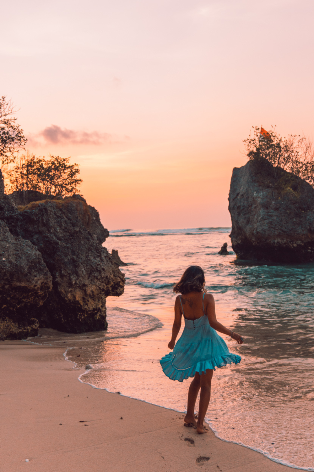 Marbella Mini Dress - Celestial Blue - Tulle and Batiste