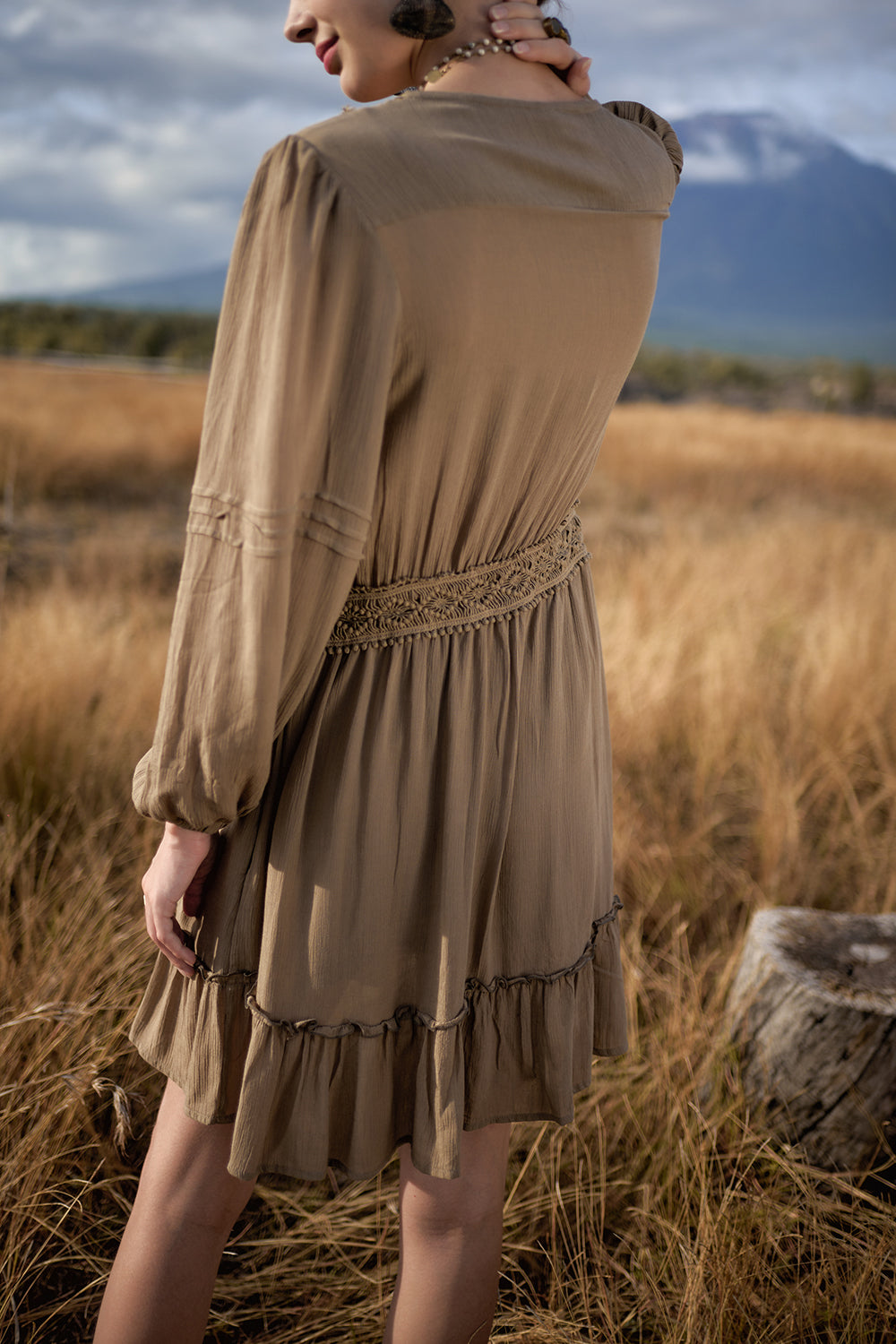 Maribelle Dress - Desert Sand - The Fields of Gold by Tulle and Batiste