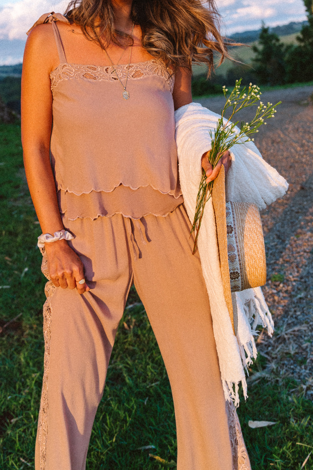 Peony Crop Top - Tulle and Batiste