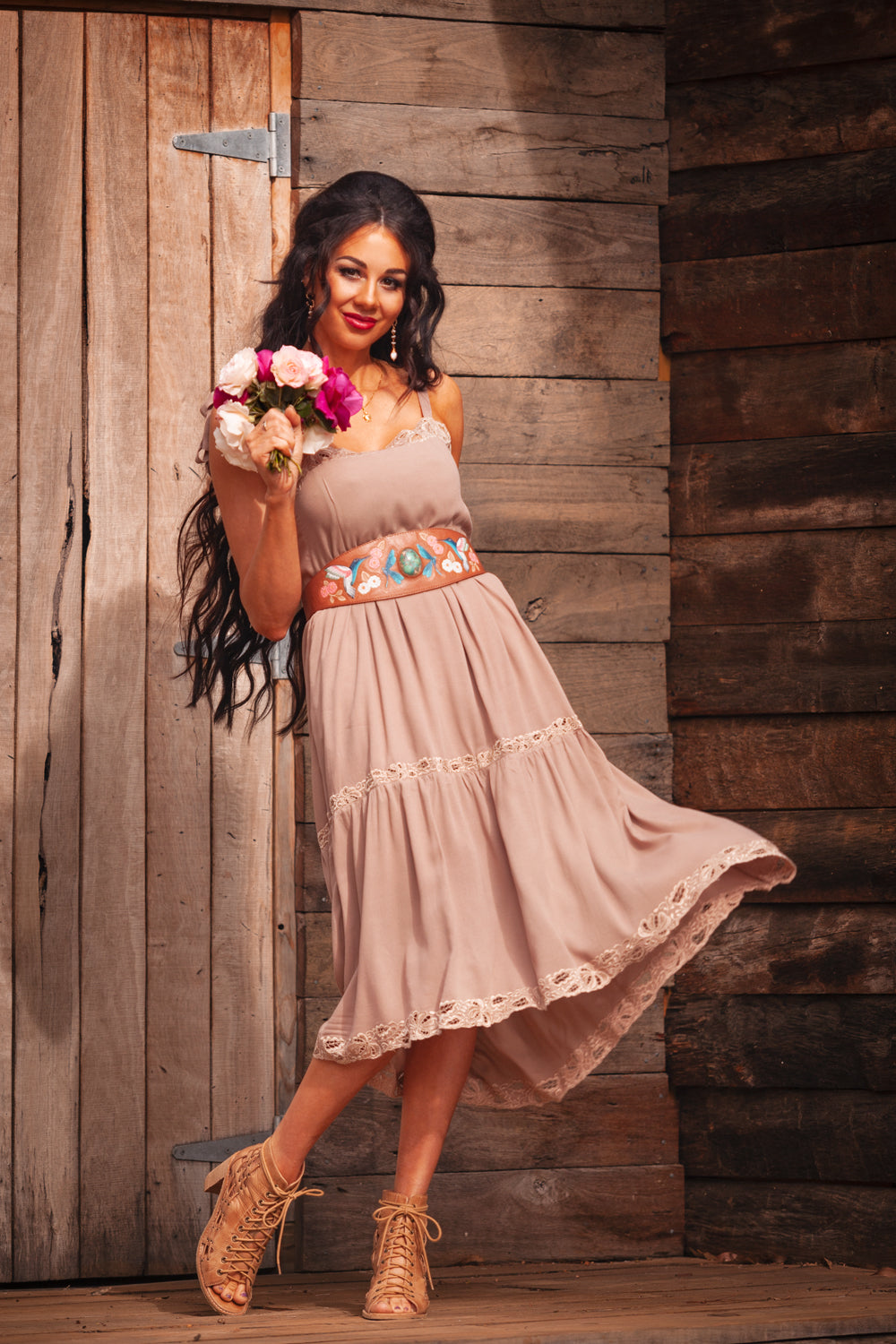 Peony Midi Dress - Tulle and Batiste