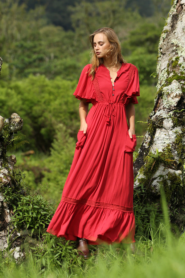 Sahara-Dream Maxi Dress