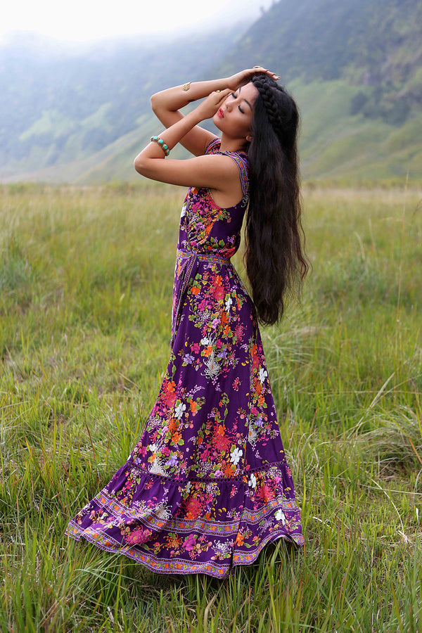 Lola Wrap Dress Blush