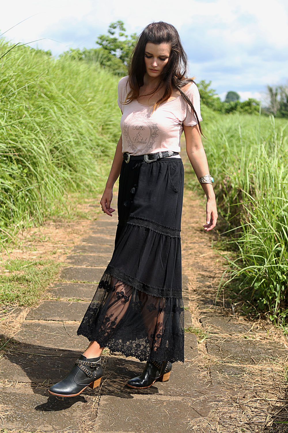 Willow Maxi Skirt - Tulle and Batiste