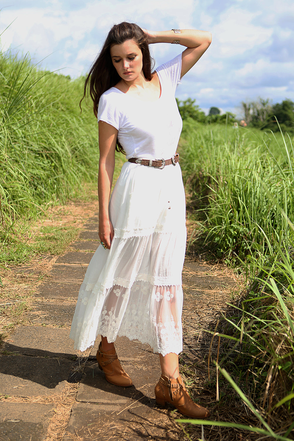 Willow Maxi Skirt - Tulle and Batiste