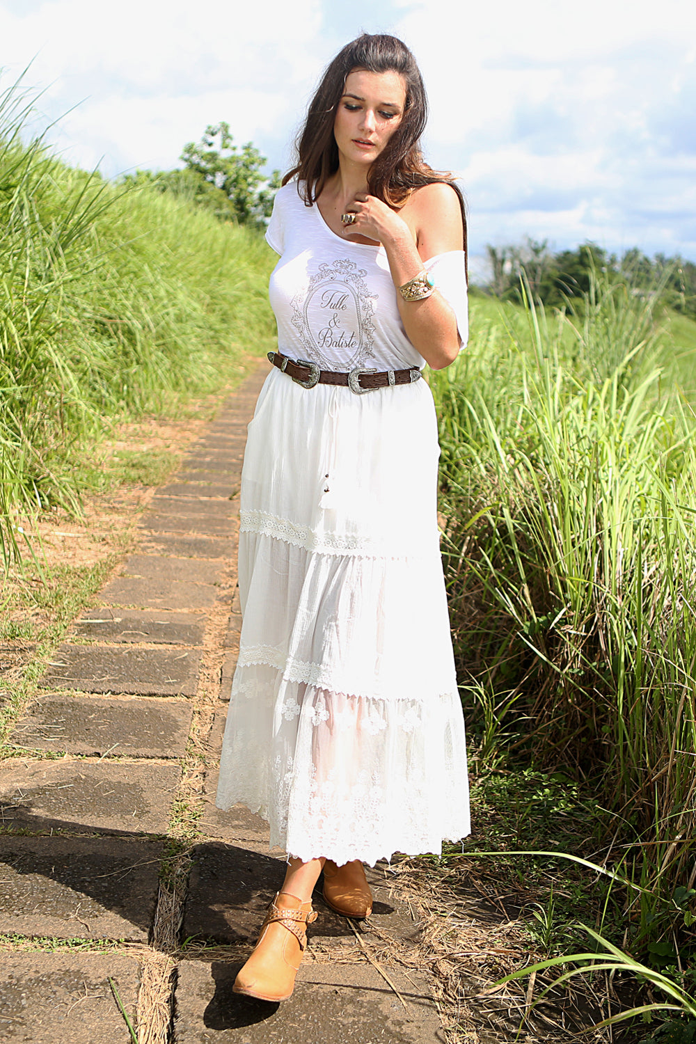 Willow Maxi Skirt - Tulle and Batiste