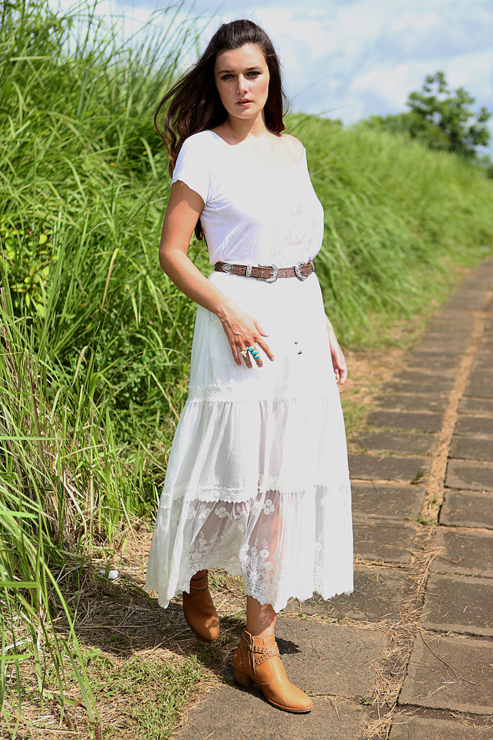 Willow Maxi Skirt - Tulle and Batiste