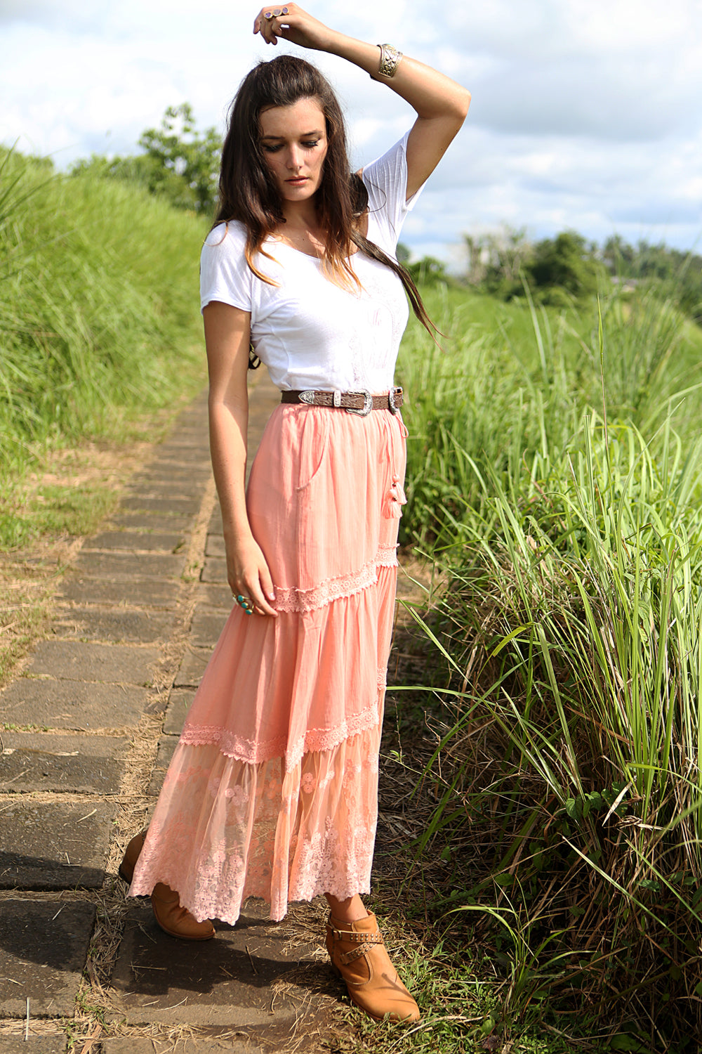 Willow Maxi Skirt - Tulle and Batiste