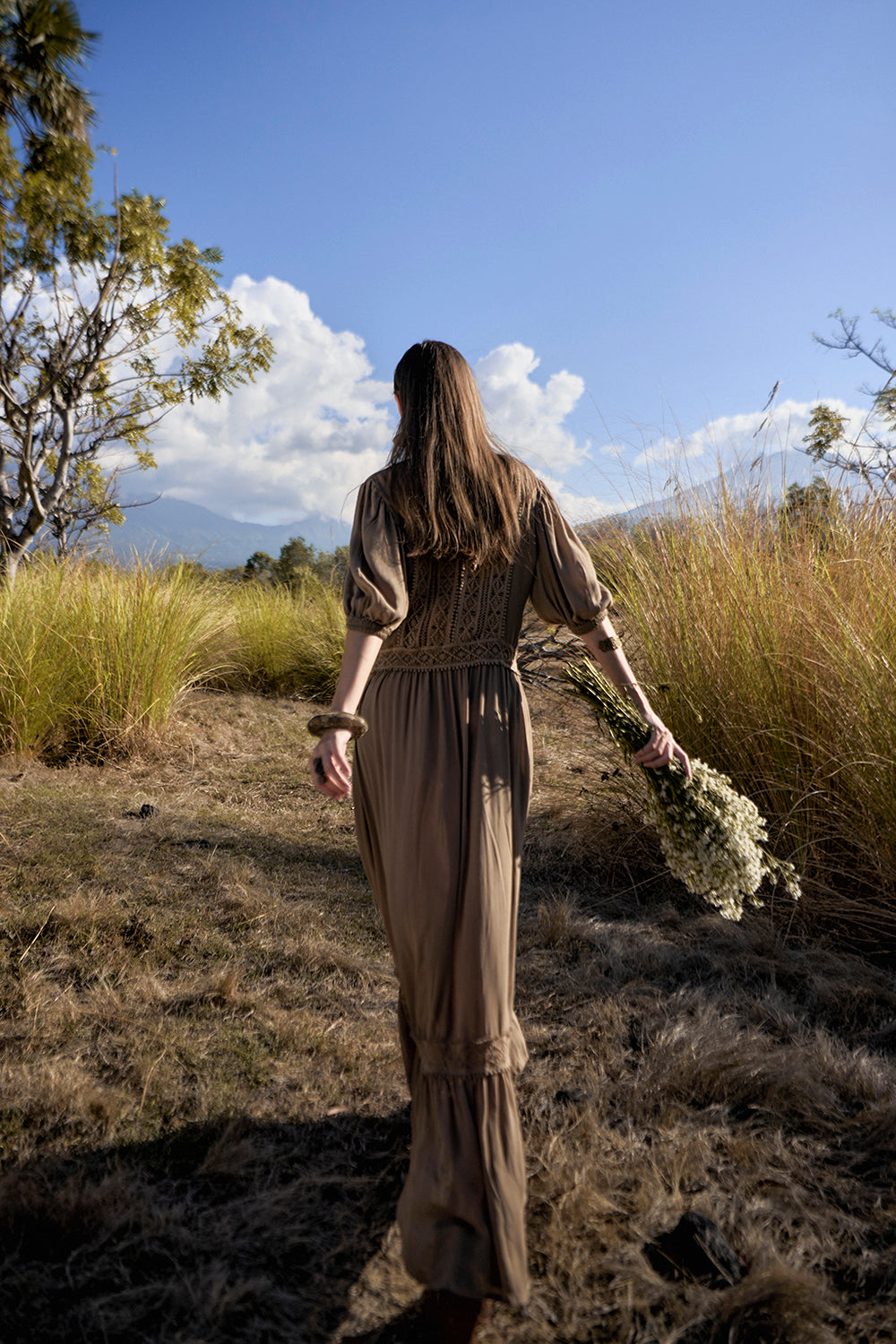 Vivianne Boho Dress - Desert Sand - The Fields of Gold by Tulle and Batiste