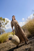 Vivianne Boho Dress - Saffron Gold