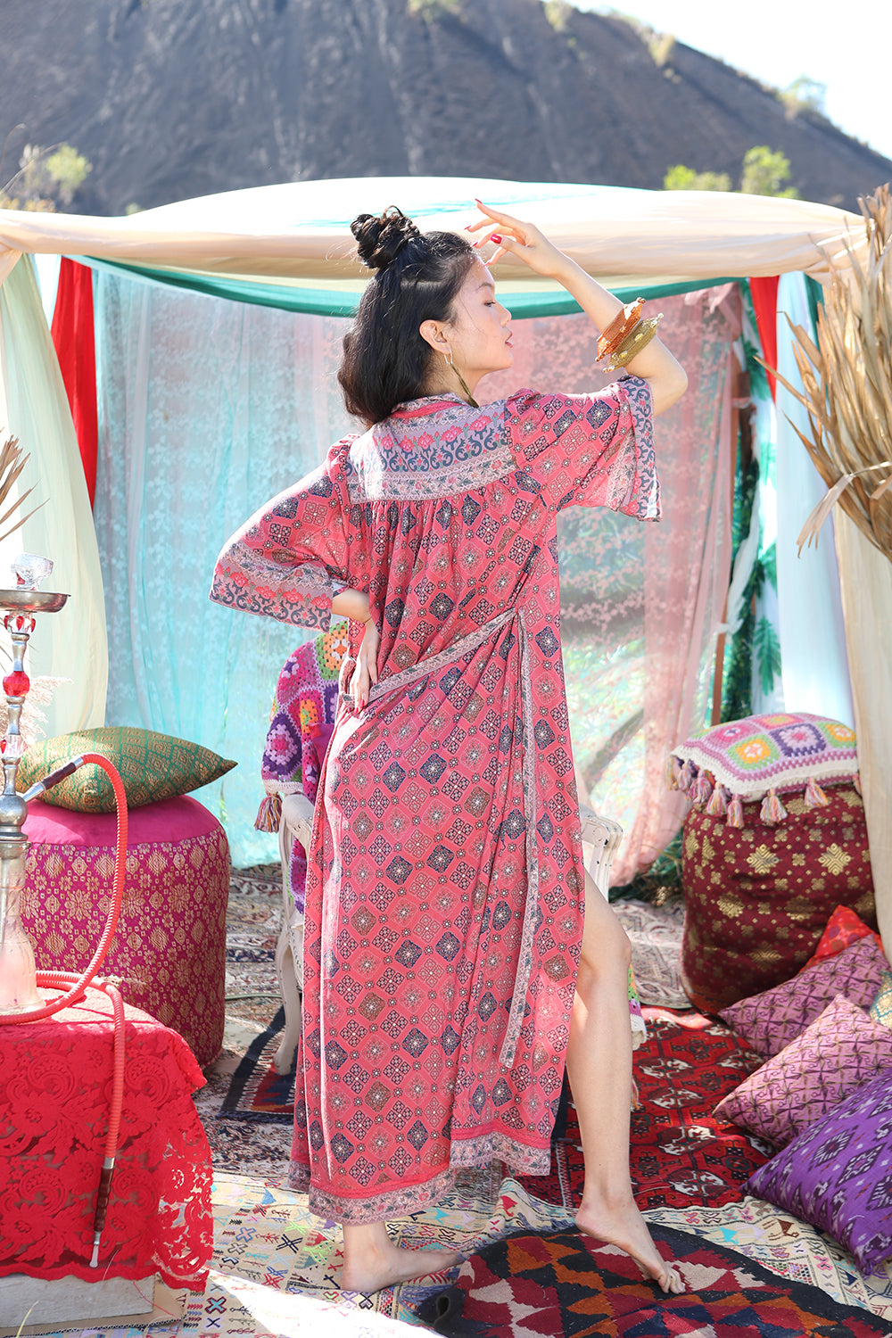 Zaara Robe Kimono - Tulle and Batiste