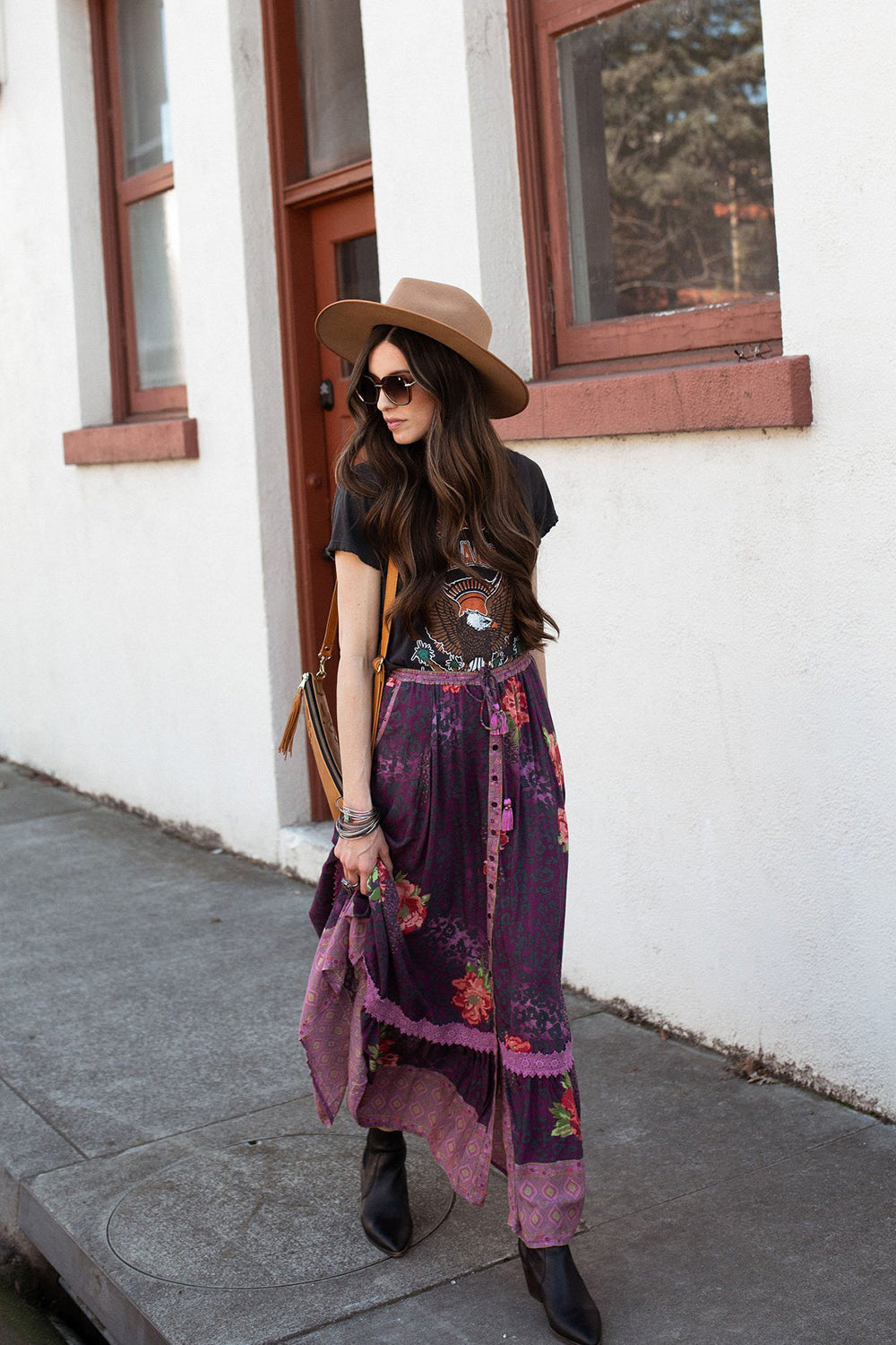 Maya Maxi Skirt - Purple Potion - Tulle and Batiste